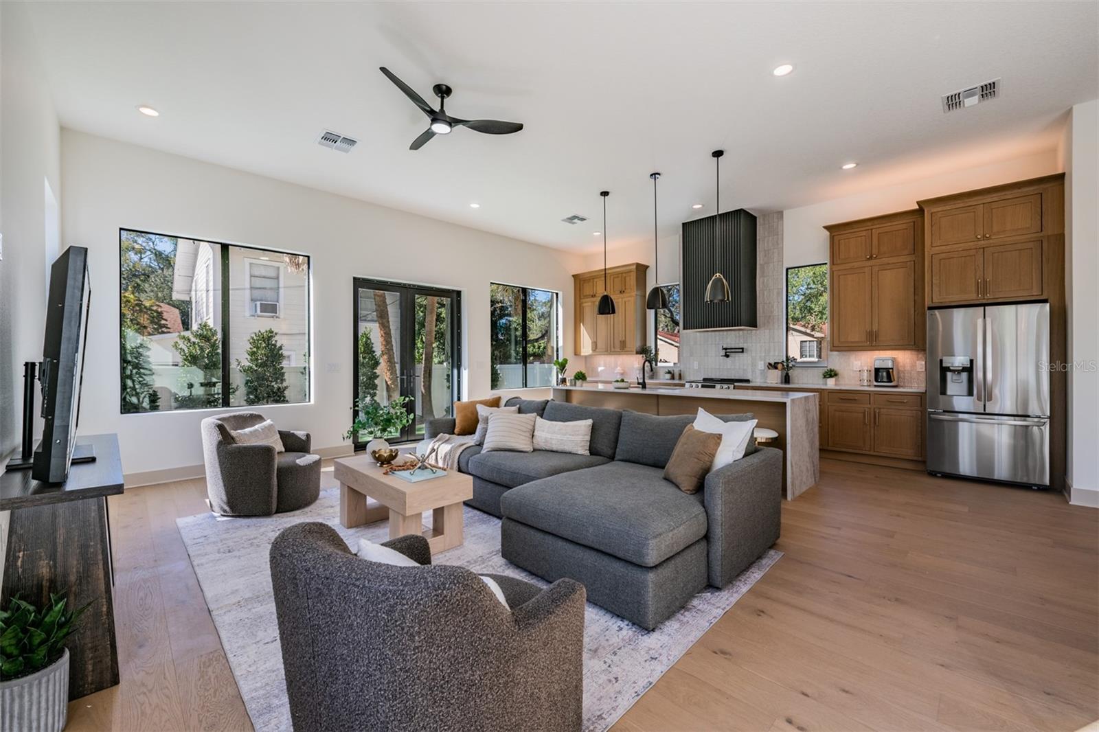 Expansive great room designed for everyday living and entertaining