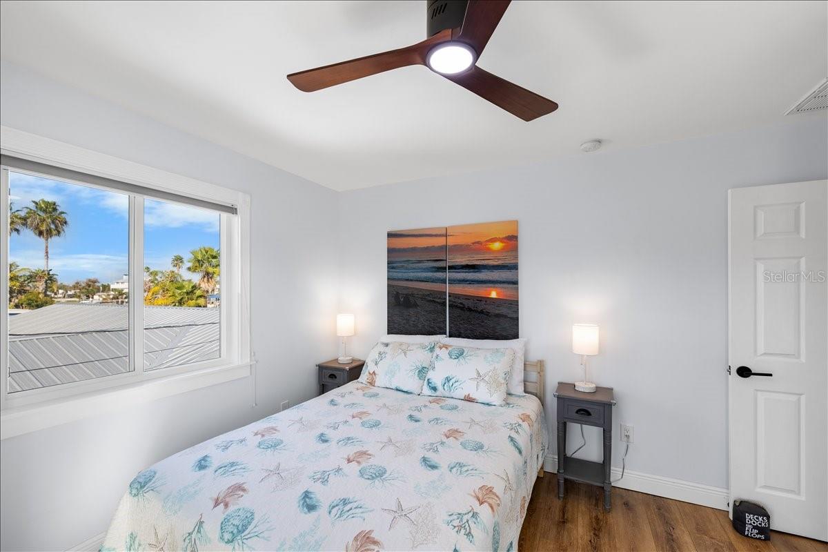 Bedroom # 3 with access to front Balcony Porch West ViewsBedroom # 3 with access to front Balcony Porch West Views