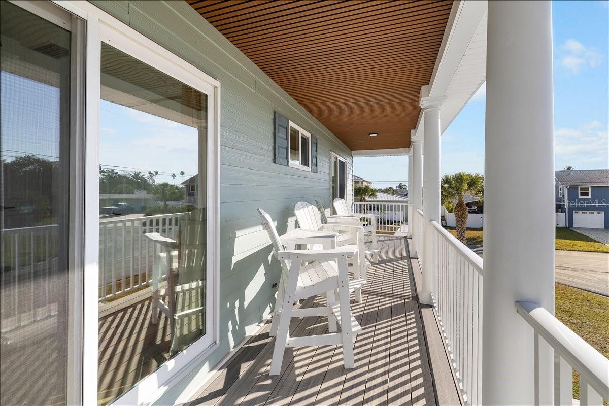 Balcony Porch West Facing Views