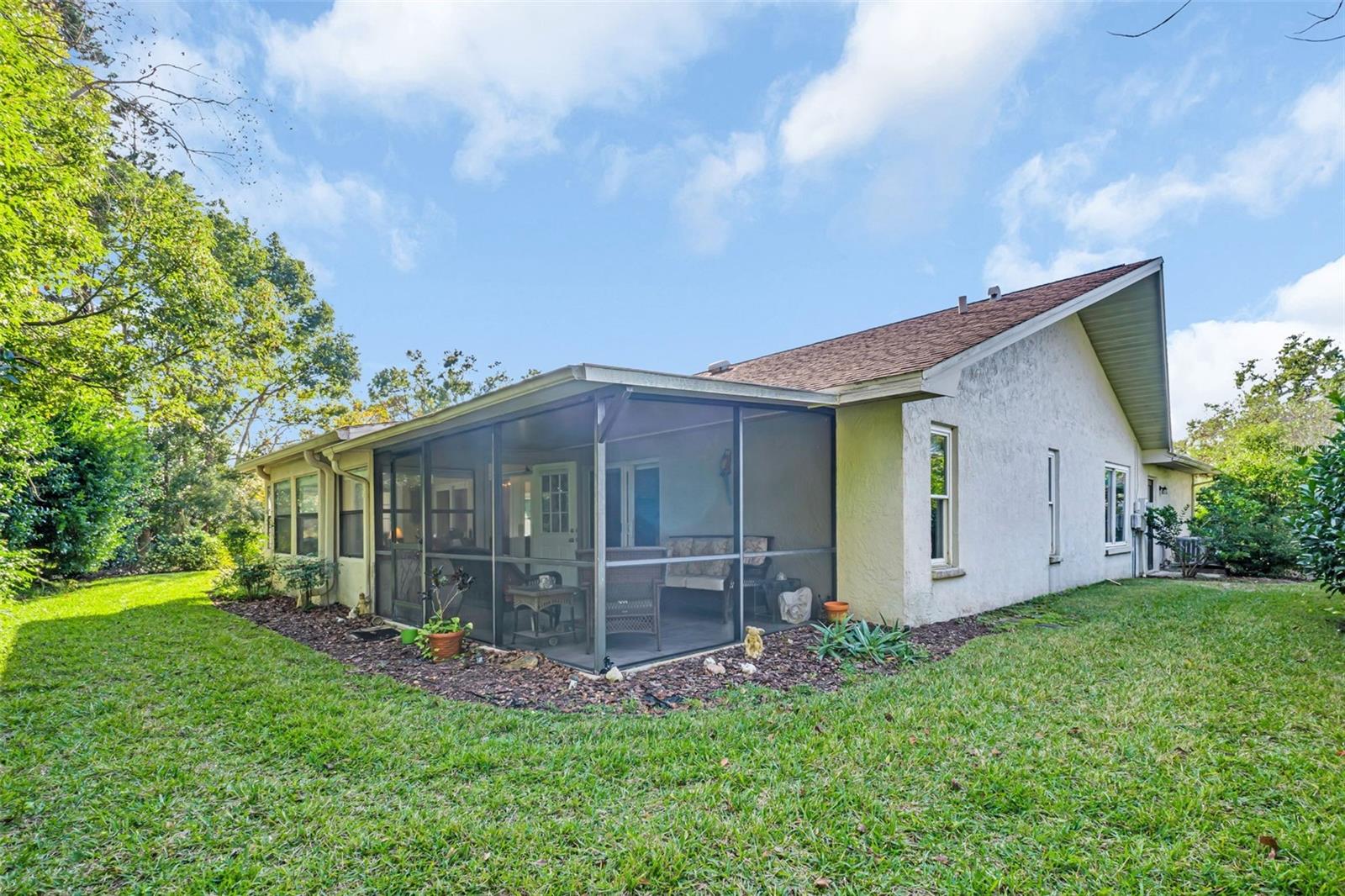 Backyard with privacy from every angle~