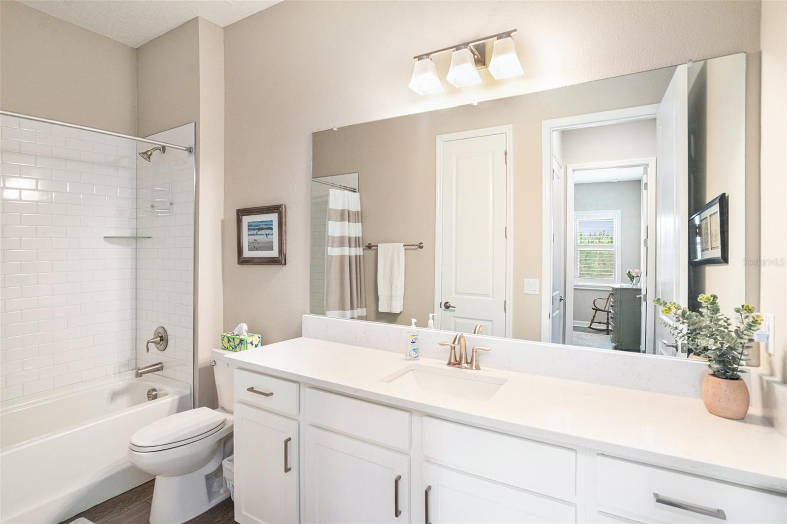 Bath 2 off the hallway from the Family Room