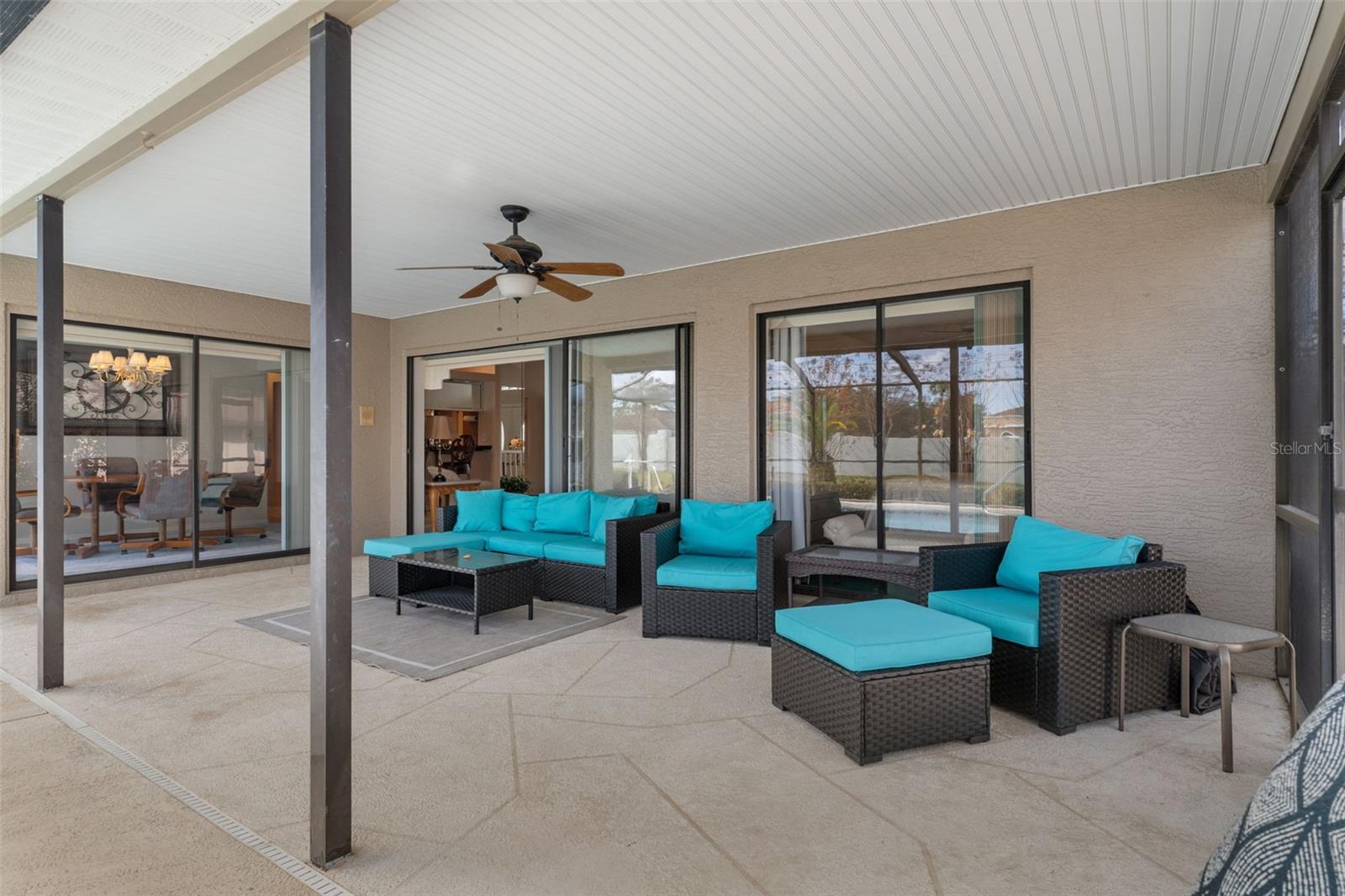 A great space for relaxing or entertaining guests!  Plenty of room for a table & chairs, a BBQ grill etc!