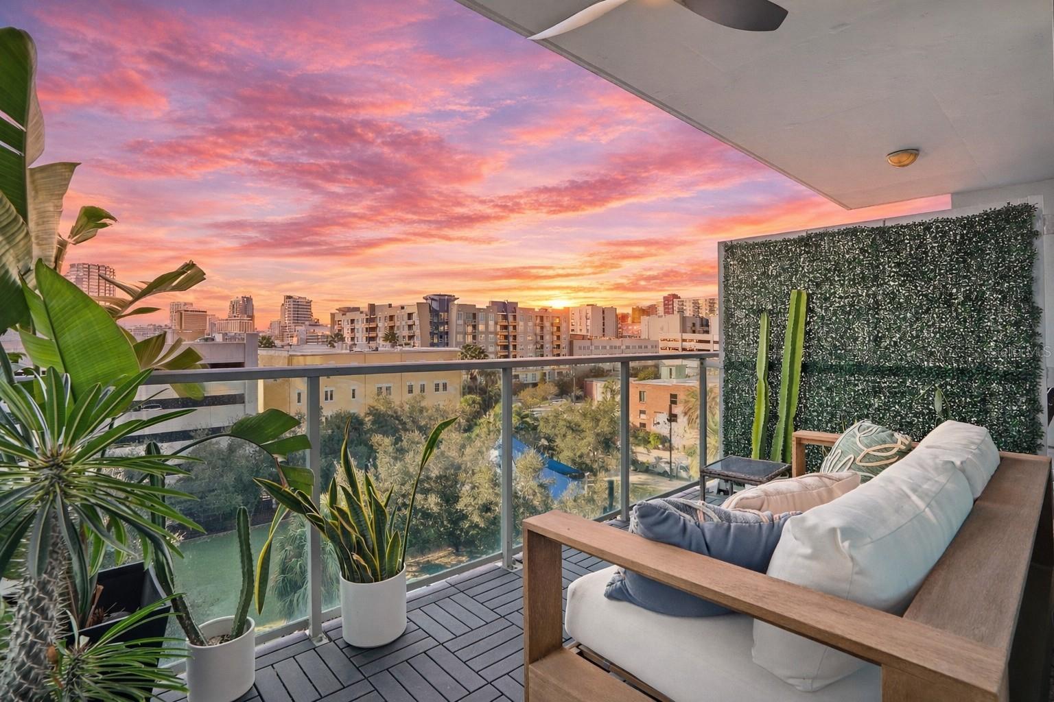 Sunset View off Balcony