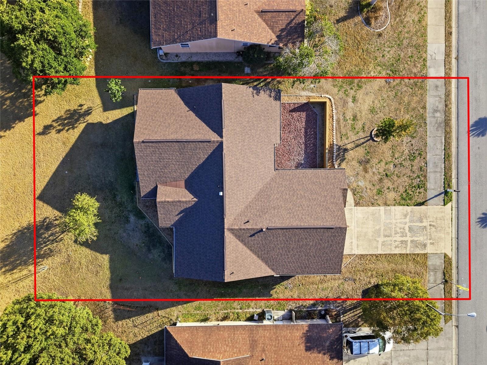 Aerial View of Property