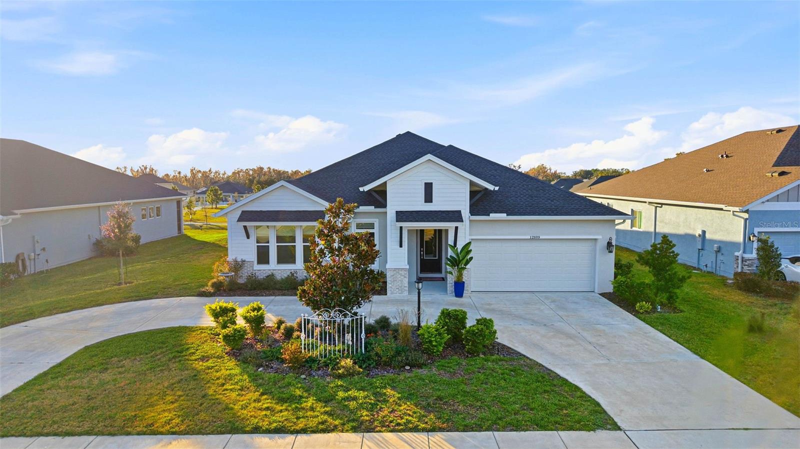 Exterior Drone Front Elevation