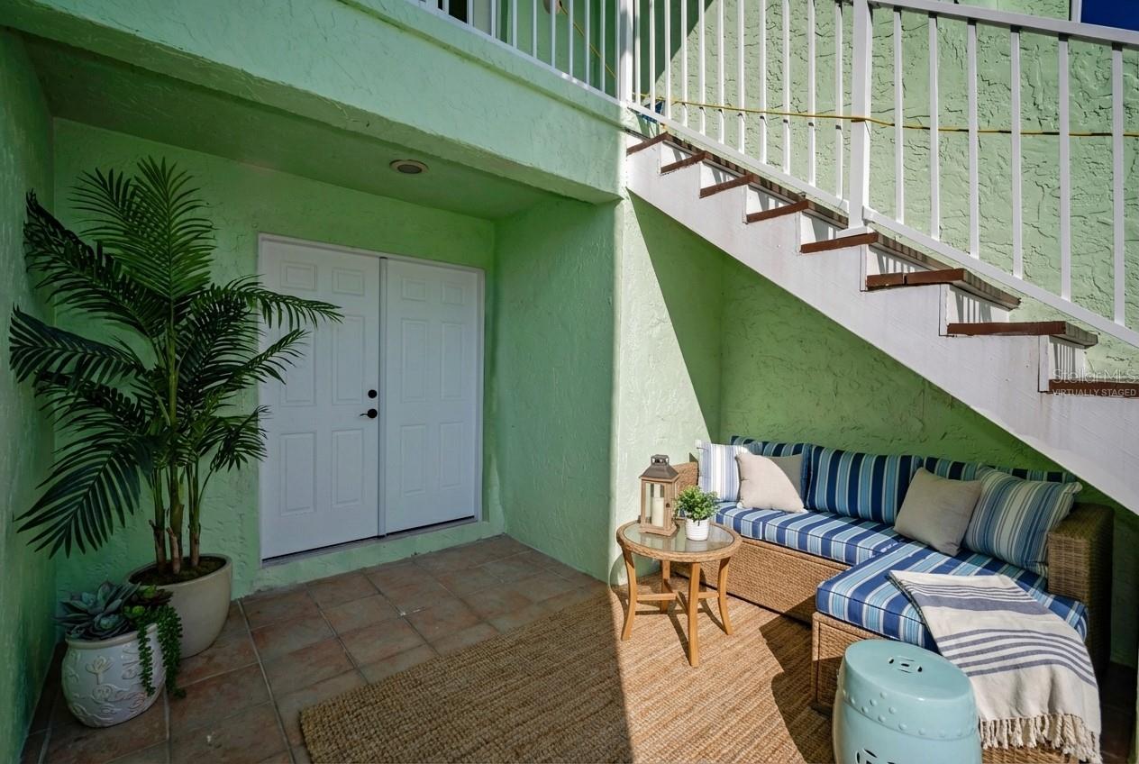 Virtually Staged Front Entry