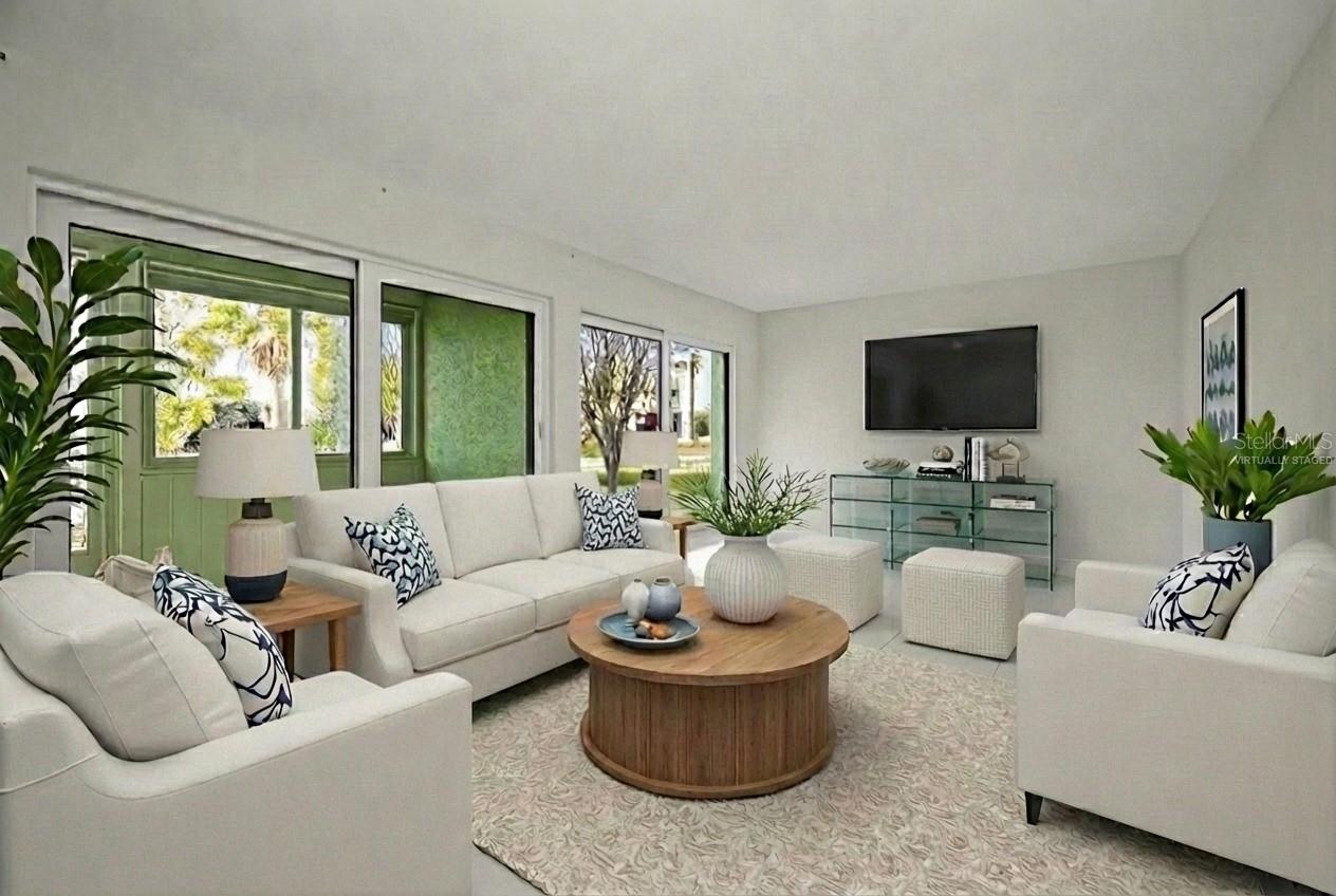 Virtually Staged Living Area