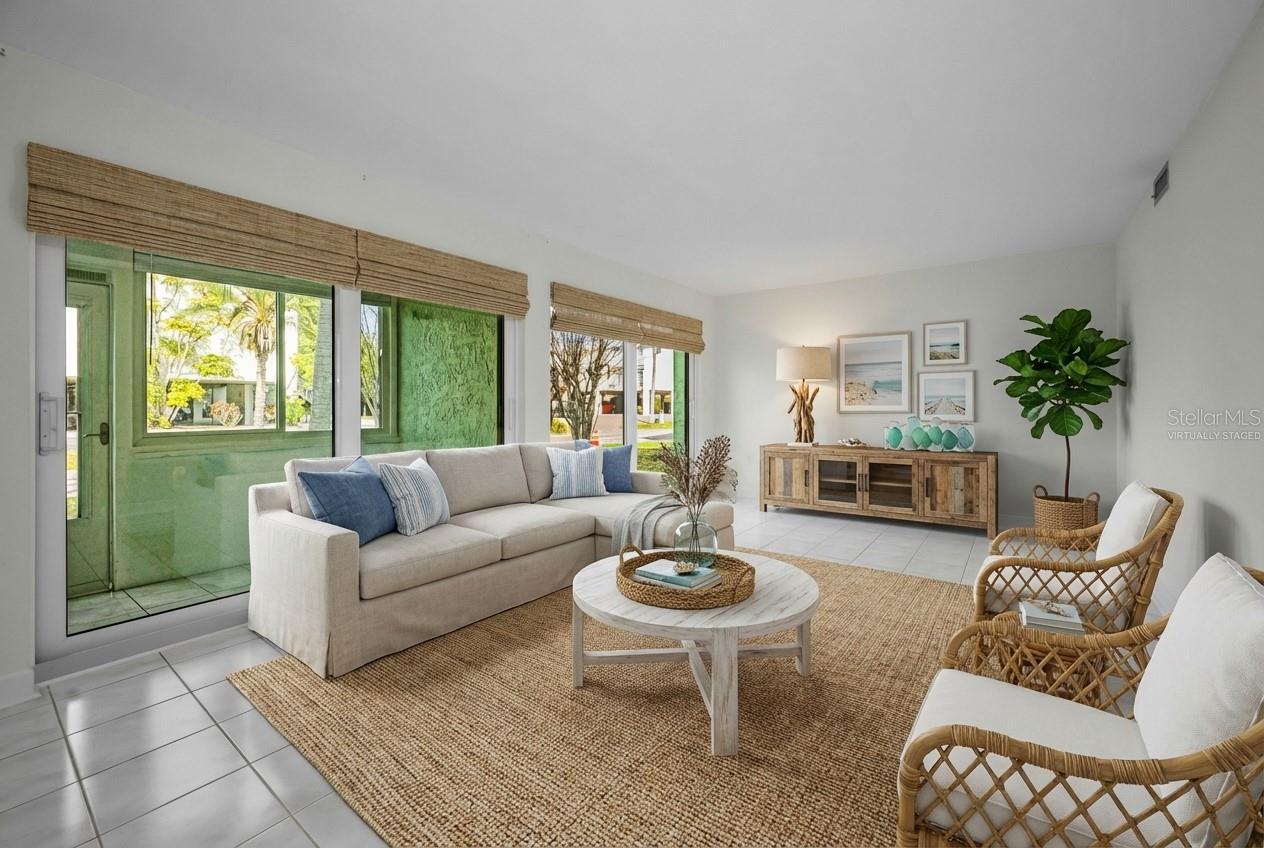 Virtually Staged Living Area