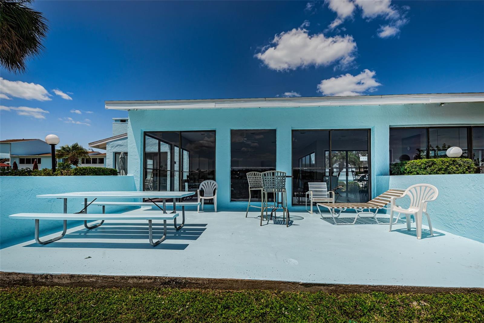 Clubhouse patio overlooking the Intracoastal