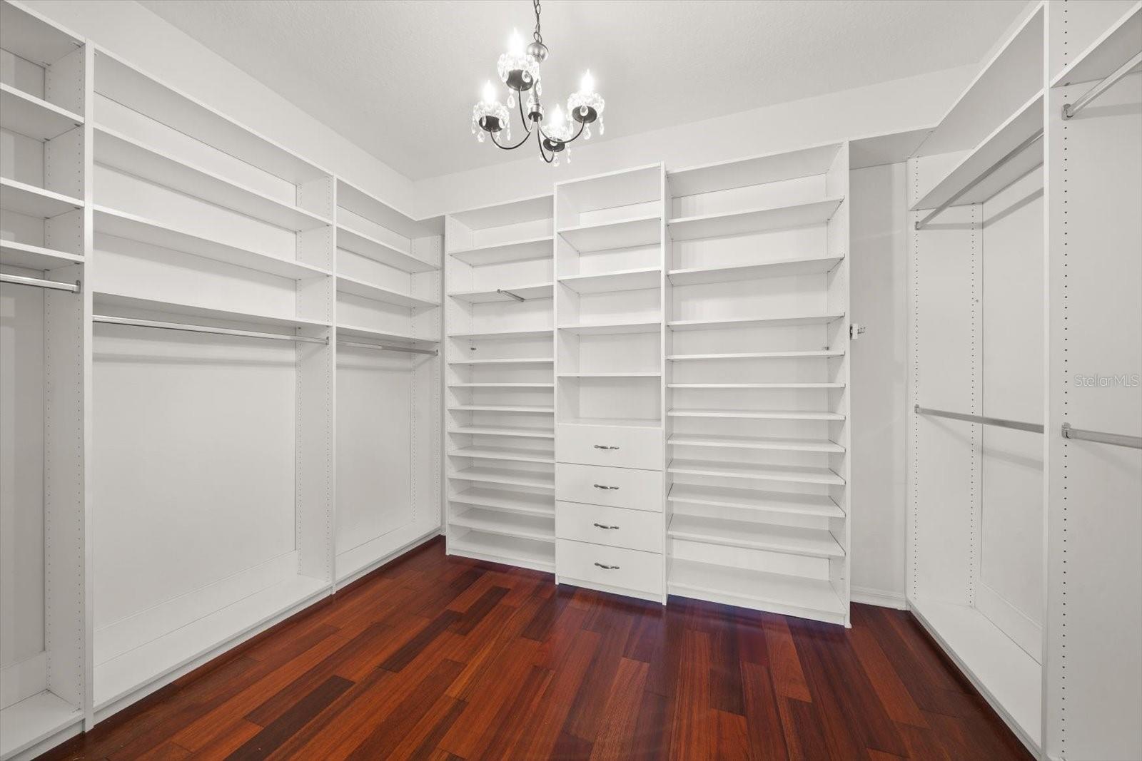 Primary Bedroom walk-in closet