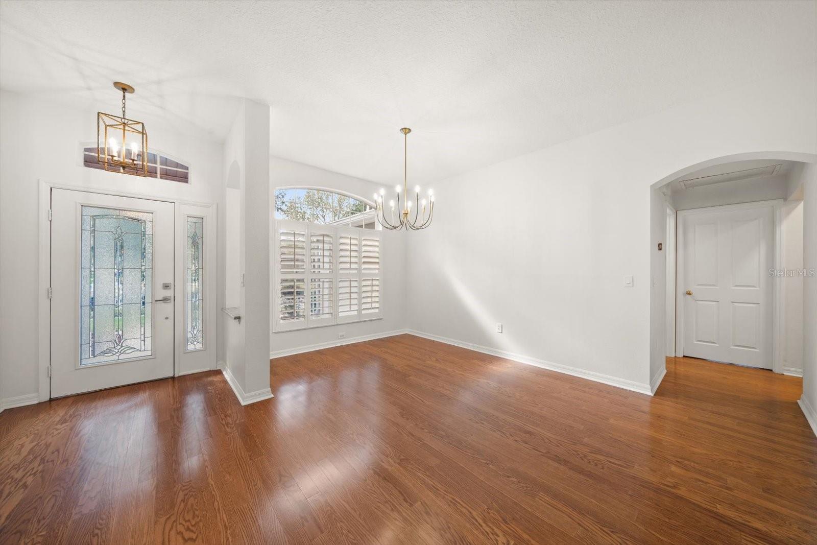 Front Entry & Dining Room