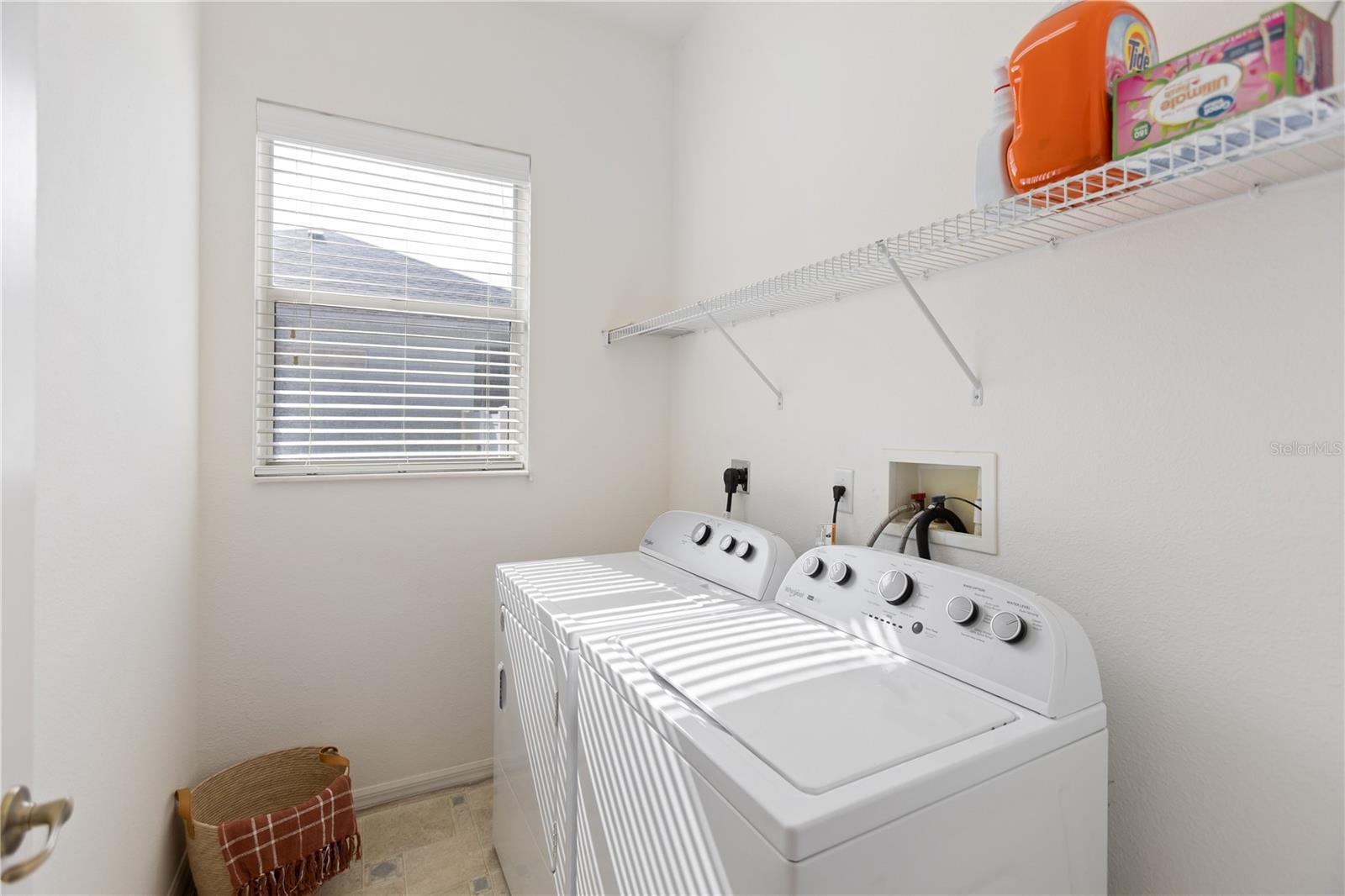inside laundry room