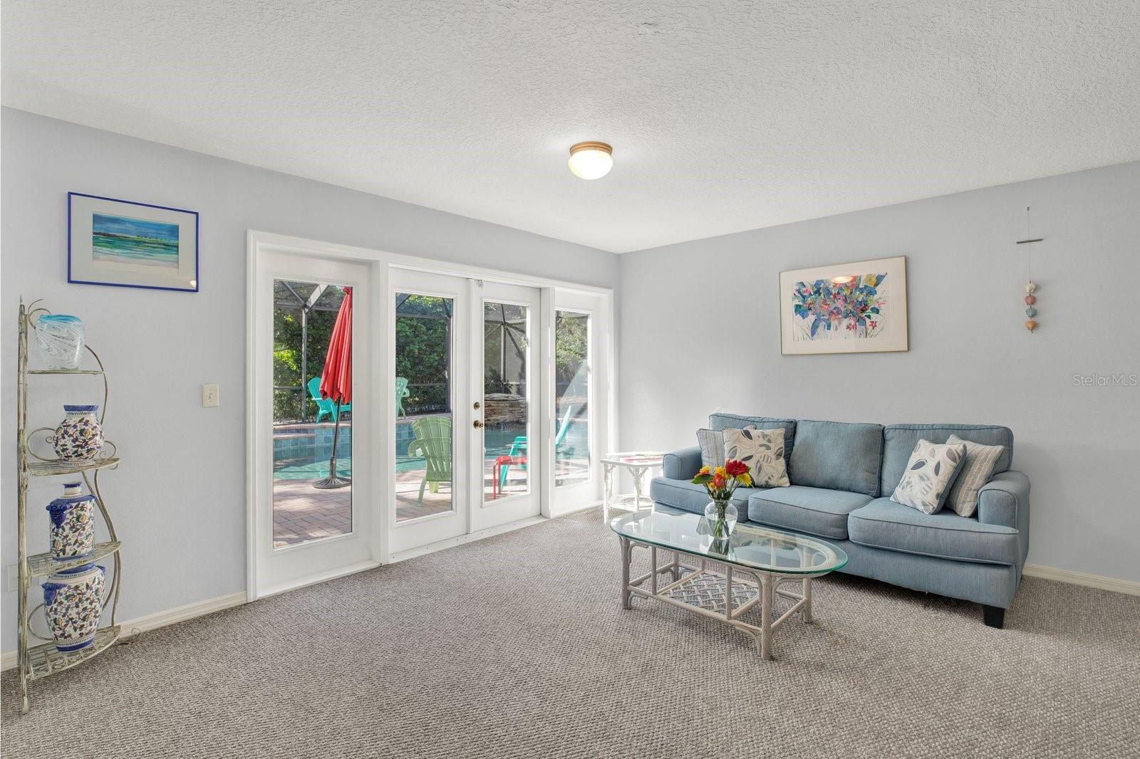 Another view of family room,