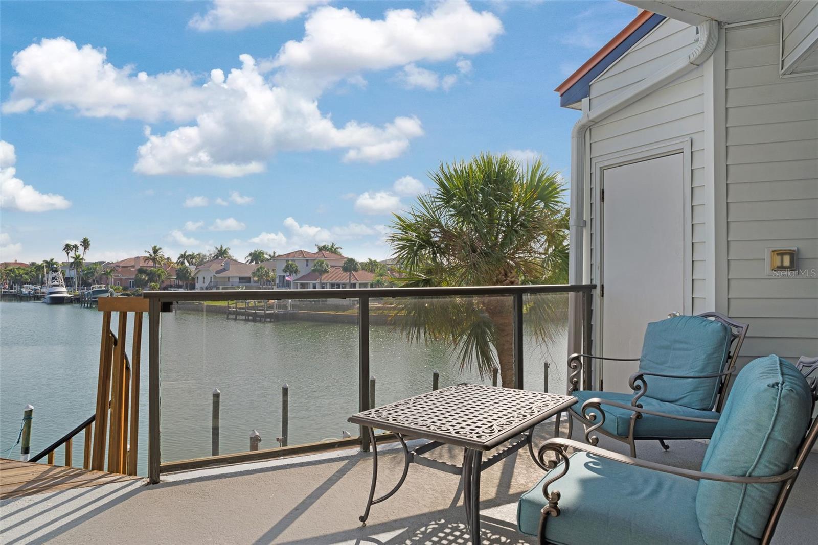 Primary Balcony with View of the Cannel