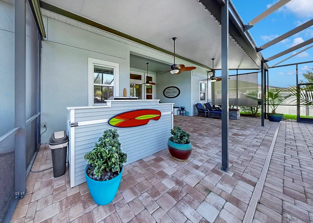 Built in Kitchen with Partially Insulated Roof