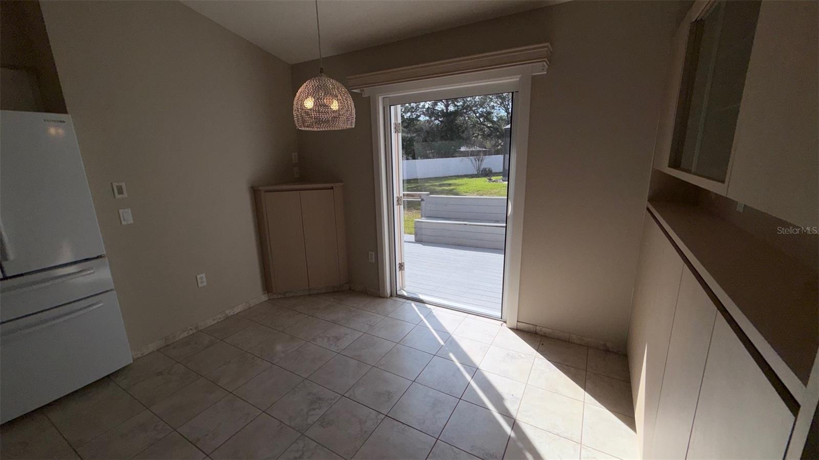 Screened French Doors to Side Patio