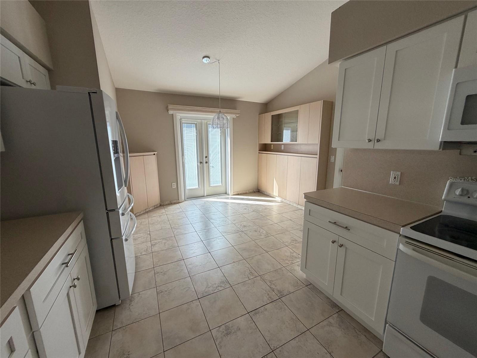 Eat in Kitchen Built in Cabinets