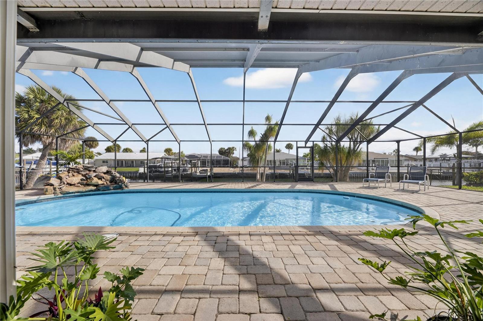 pool from living room