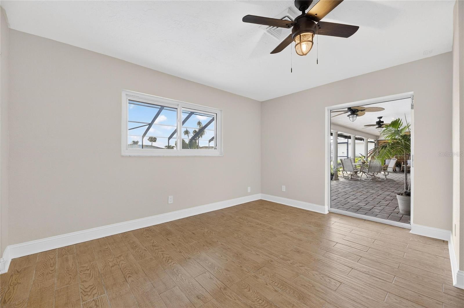 bedroom 2 sliding glass door