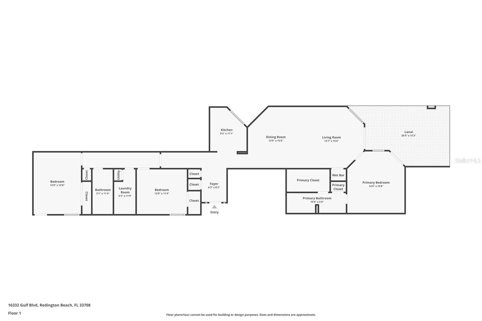 VIEW OF THE BEACH FROM THE LANAI