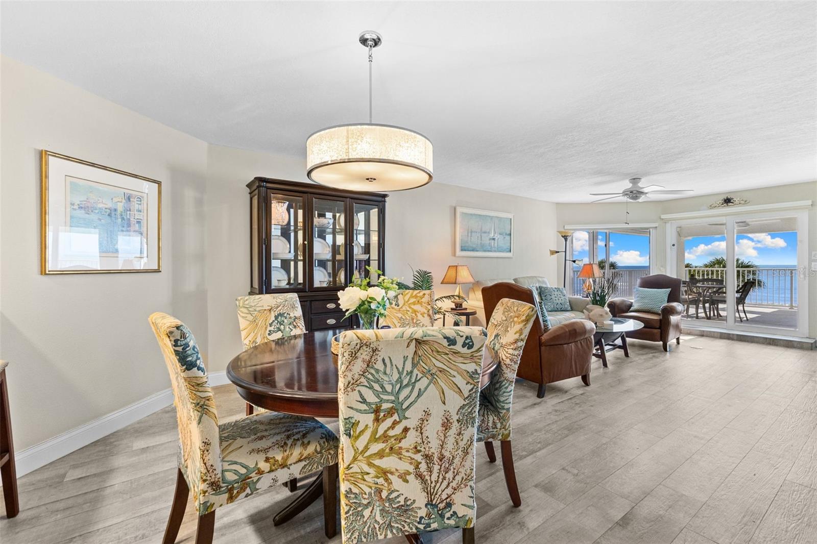 COMBINATION DINING AREA AND LIVING AREA WHERE EVERYONE CAN GATHER