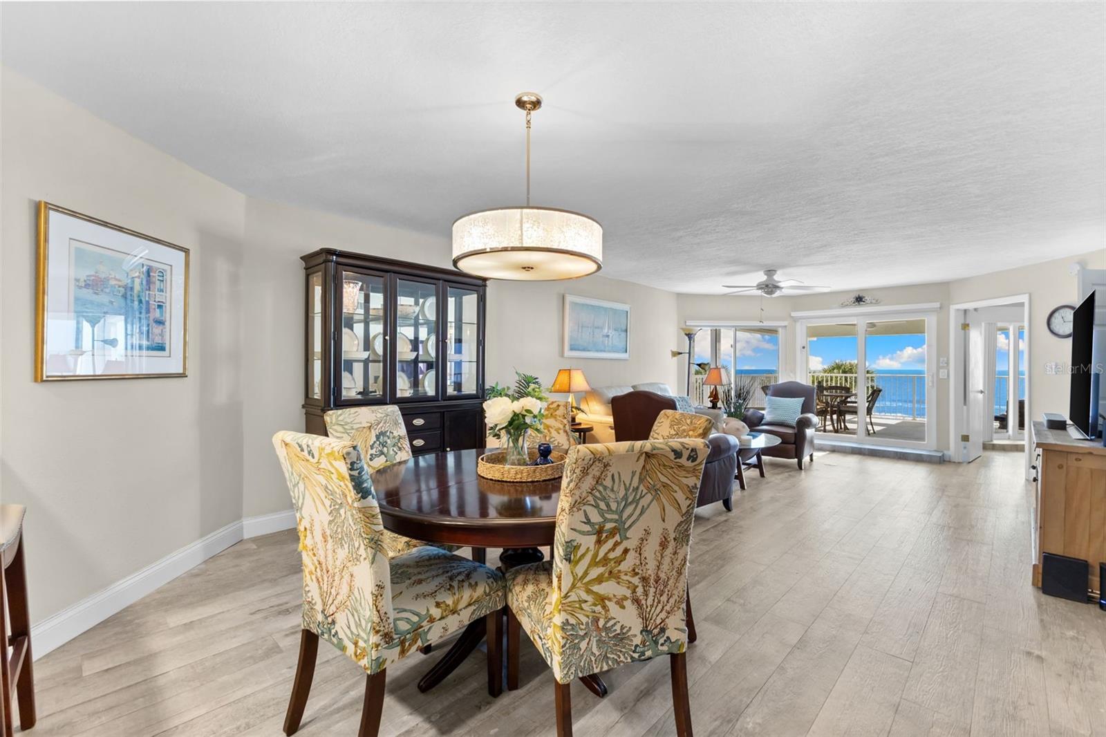 OPEN FLOOR PLAN WITH VIEWS OF THE GULF