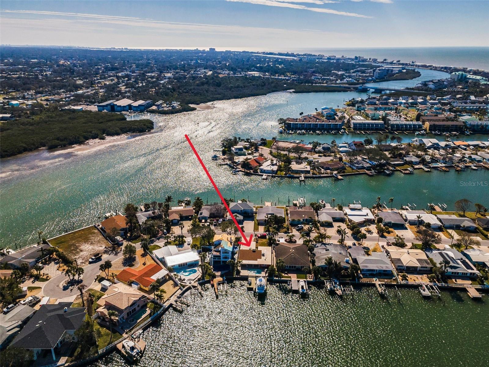 Private Peninsula Finger in Indian Rocks Beach