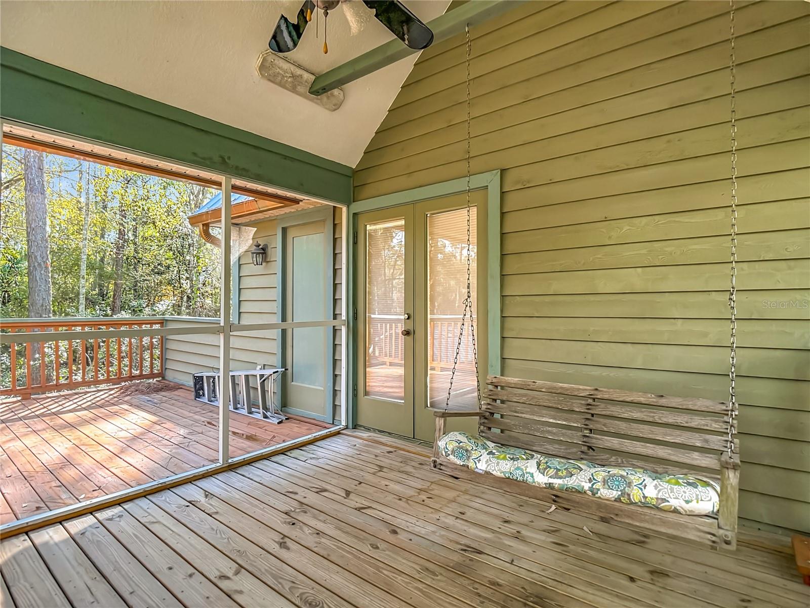 Covered Deck from Upstairs Main Bedroom
