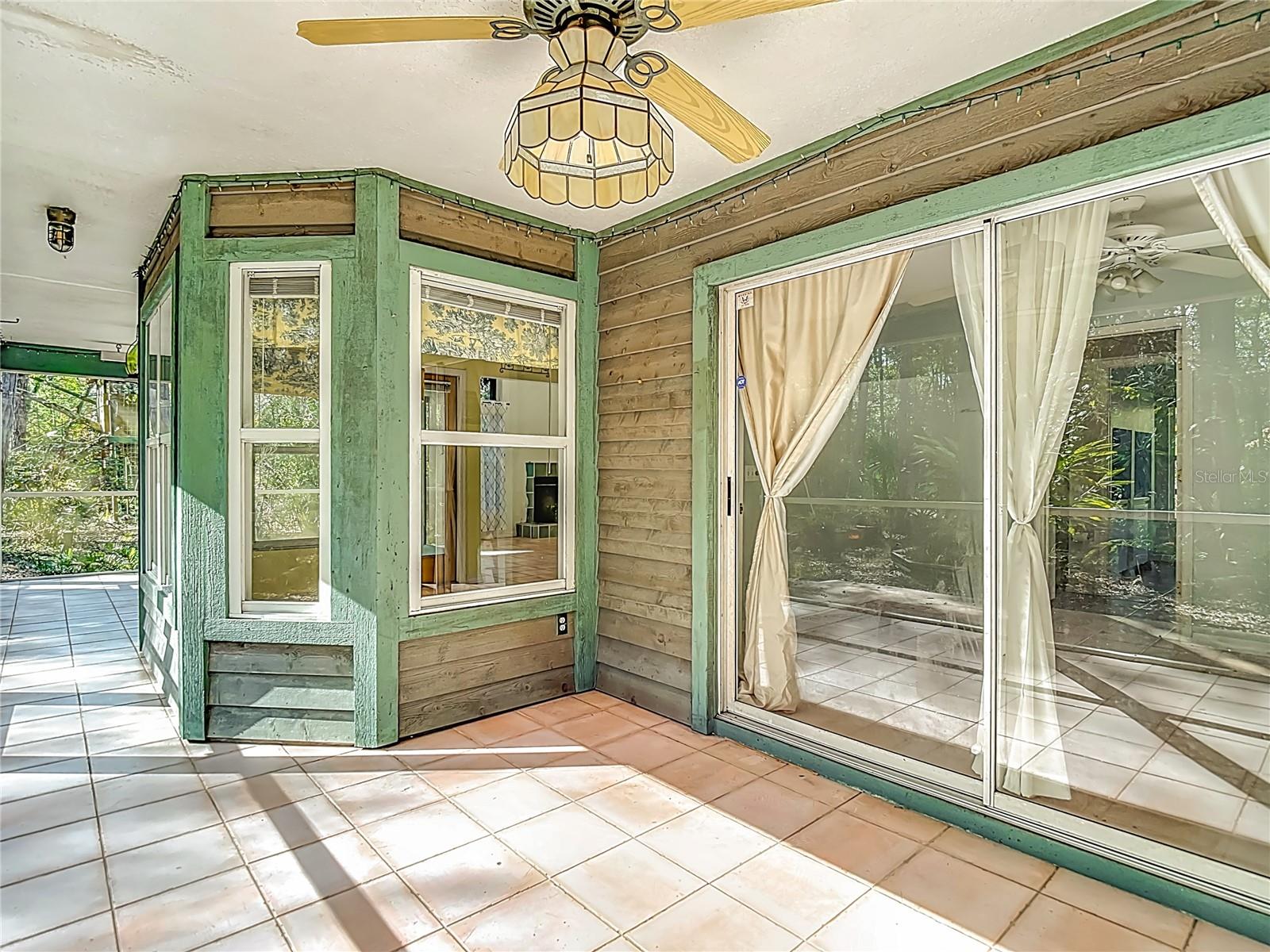 Bay Window in Kitchen from back porch
