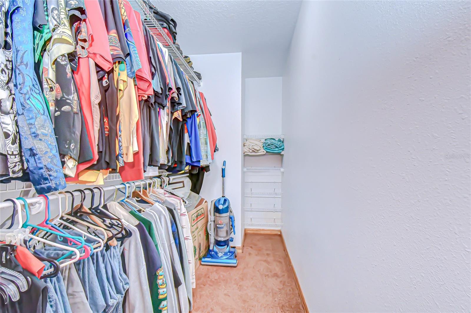 Primary walk-in closet!