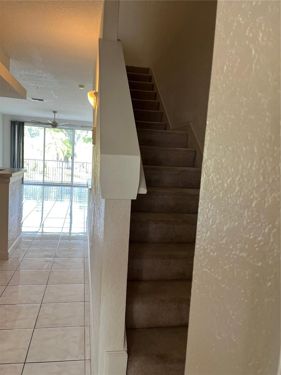 View from 2nd floor to master and 3rd bedroom on top floor