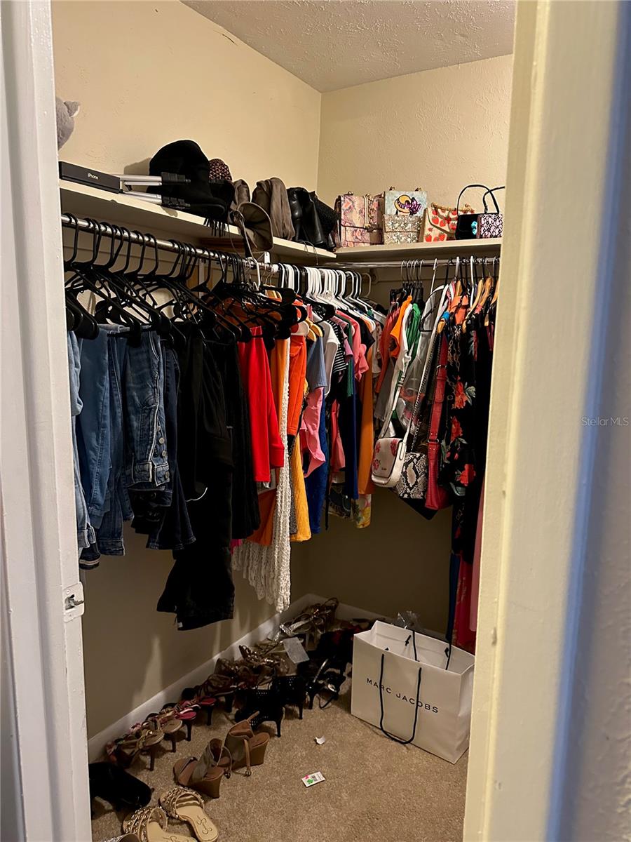 Master walk-in closet