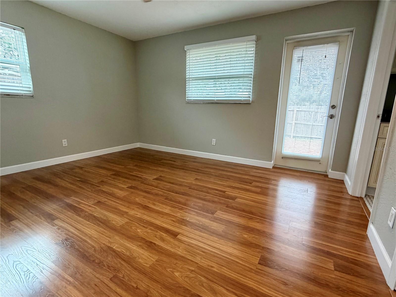 Primary bedroom, outside entry, walk-in closet and huge en -suite