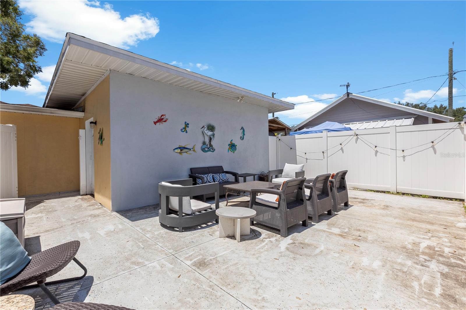 Private seating area