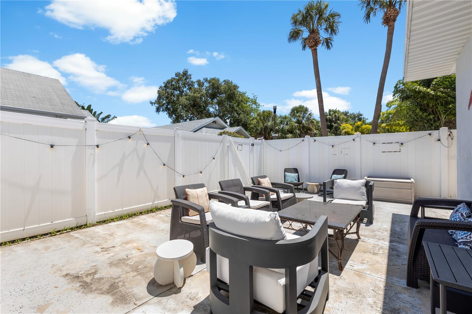 Private seating area