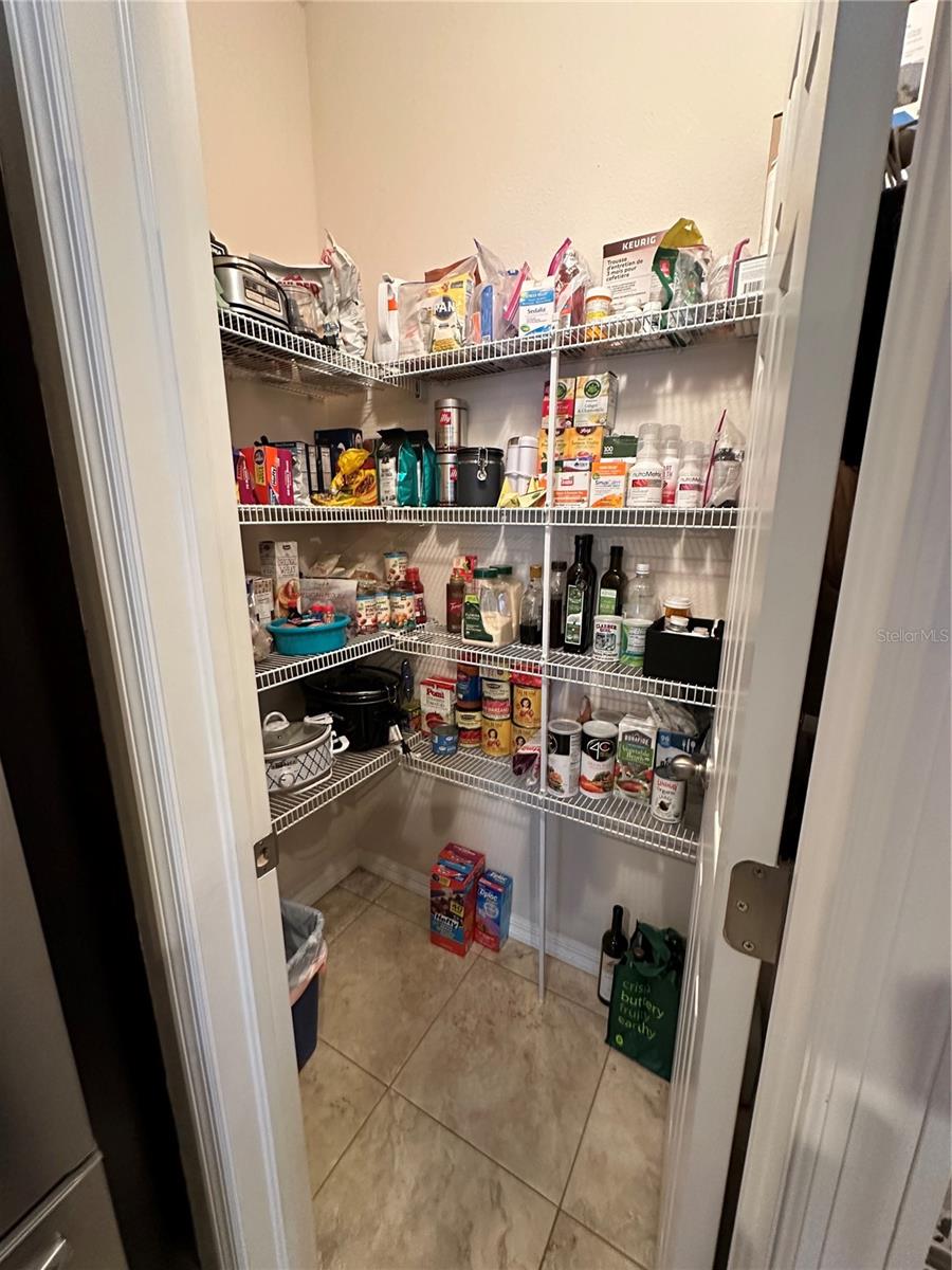 Walk-in pantry closet