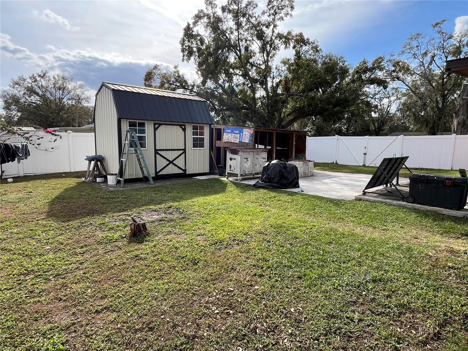 Backyard shed