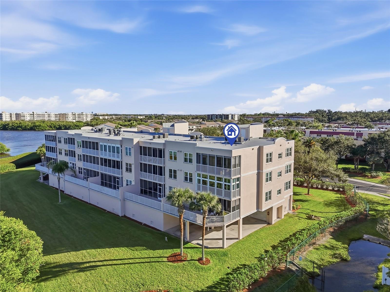 End unit on top floor