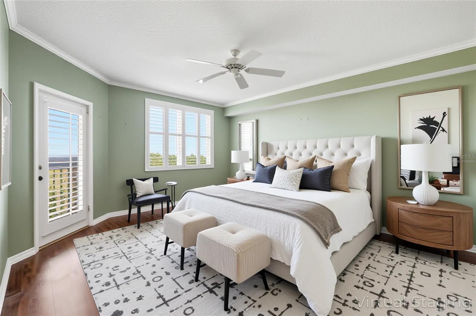 View from the enclosed porch