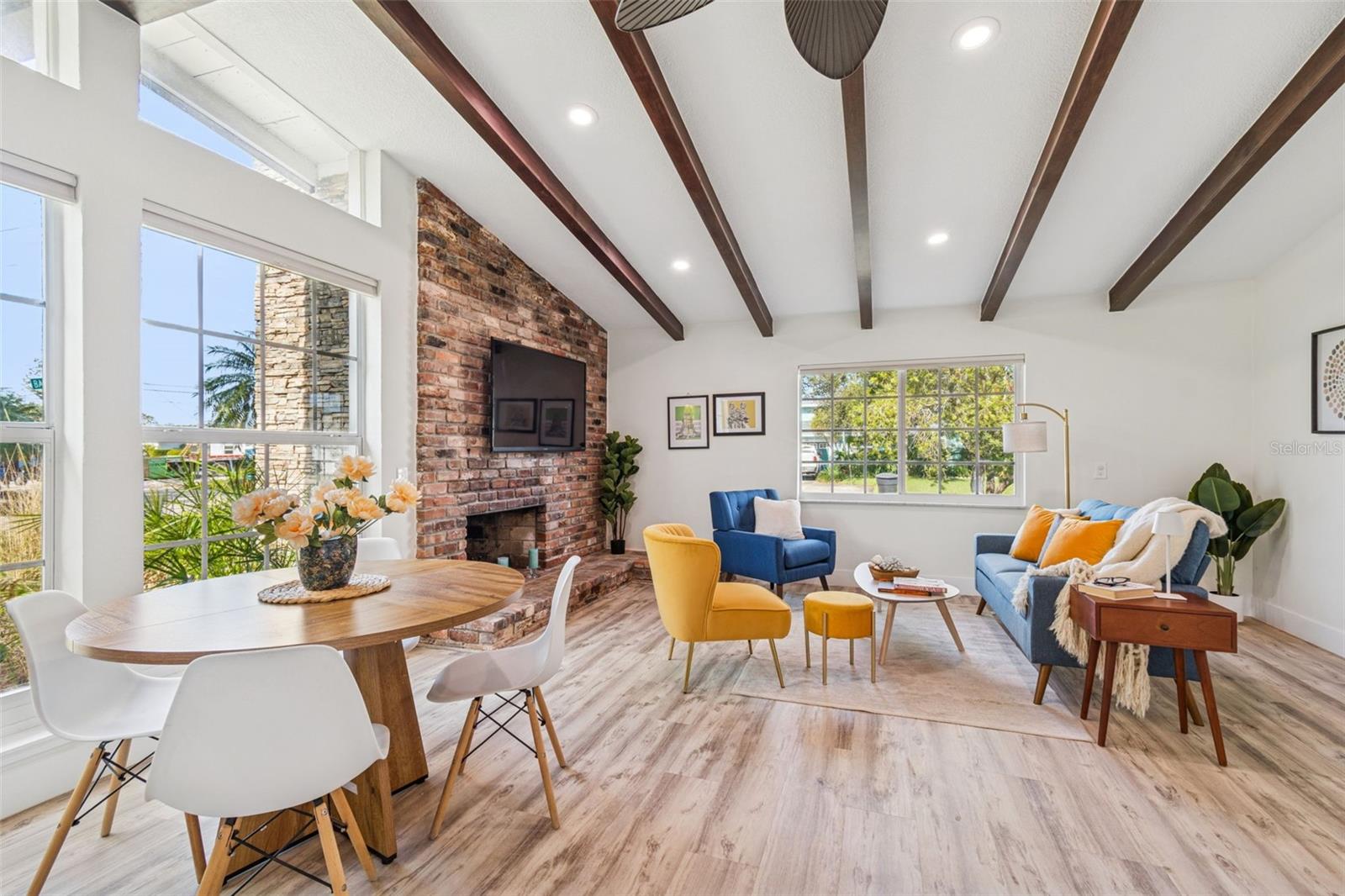 High Slanted Ceilings