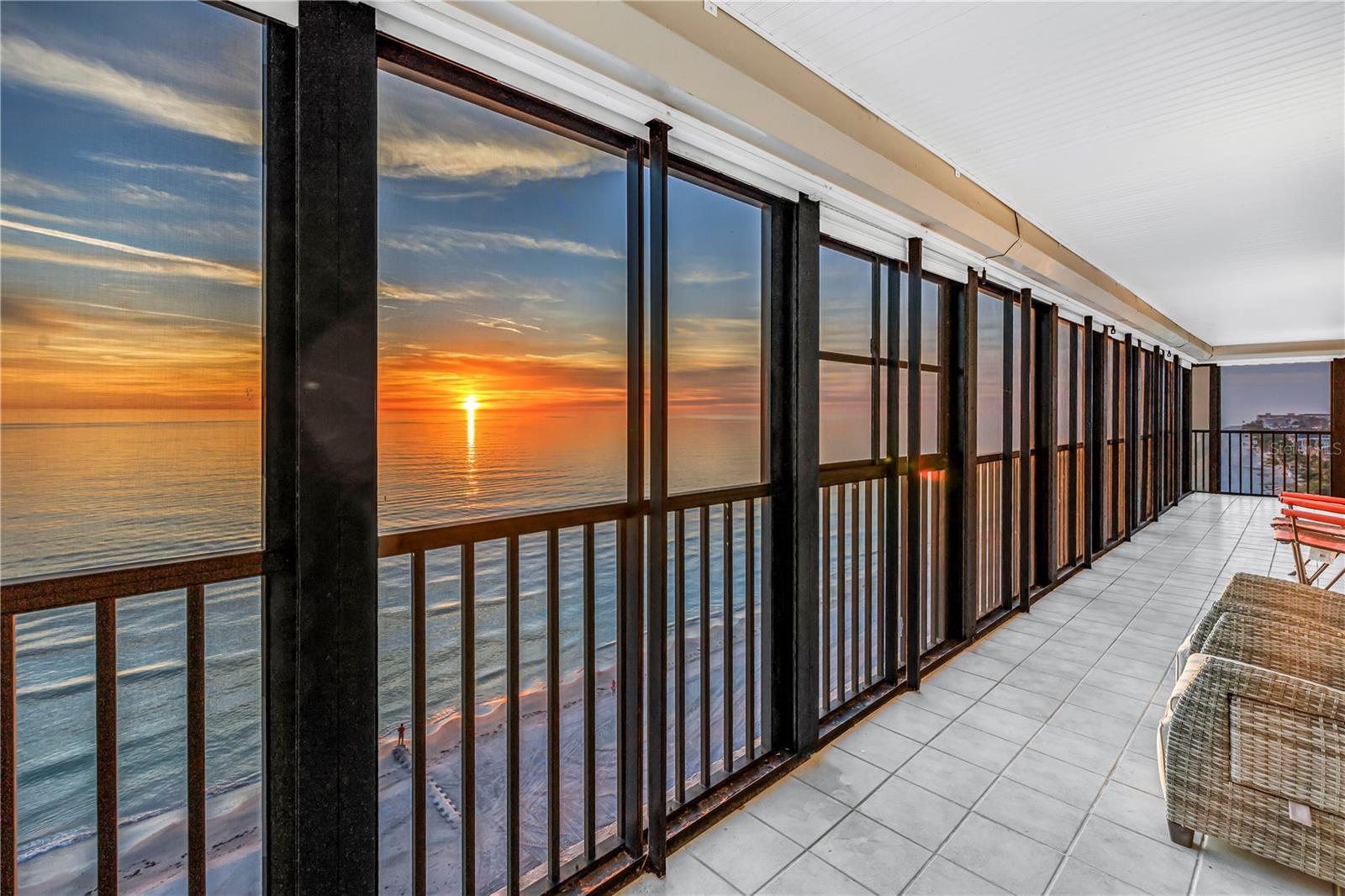 Enjoy nightly sunsets from the expansive wraparound balcony
