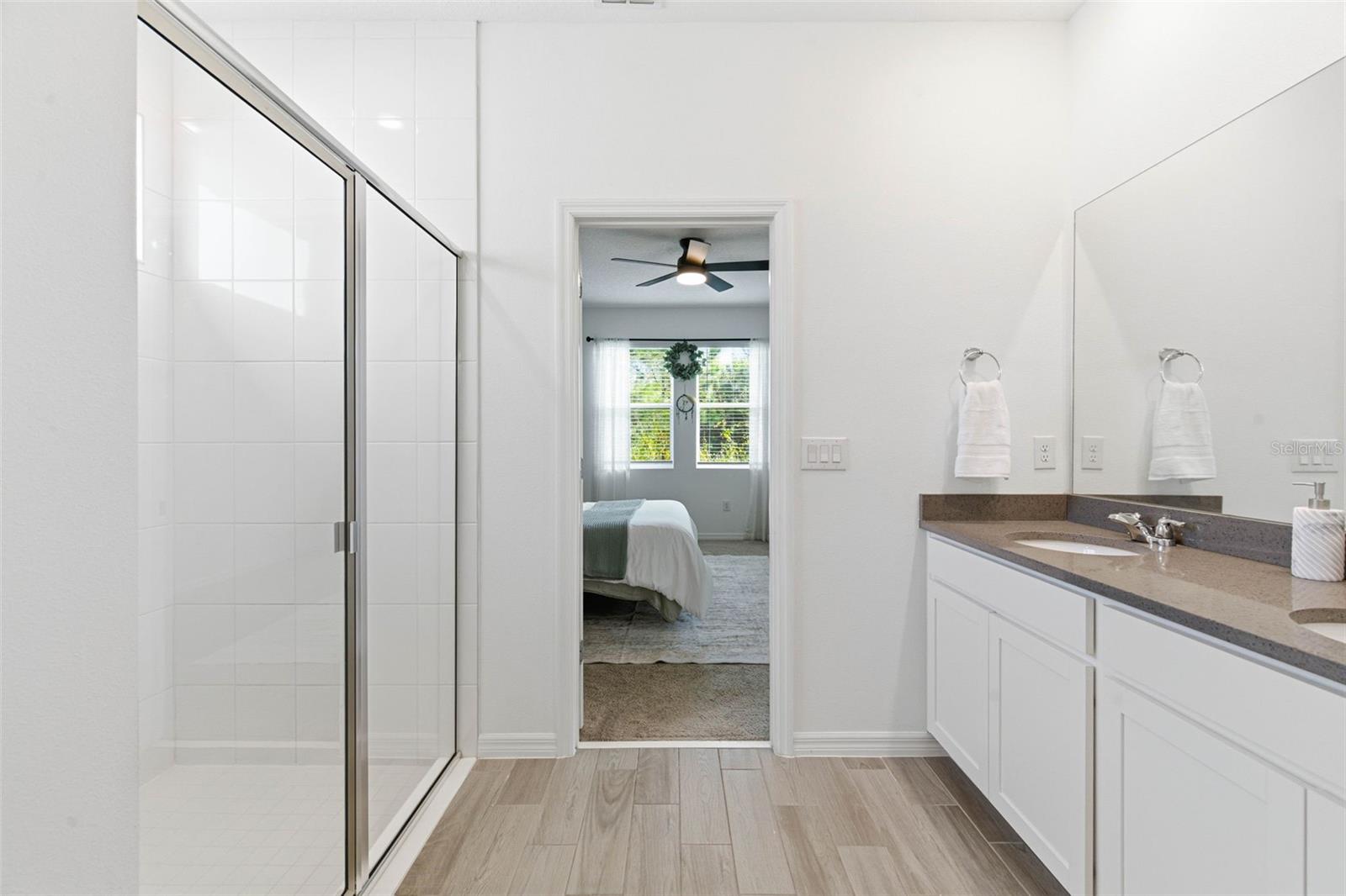 Primary Bathroom with large Walk-in-Closet
