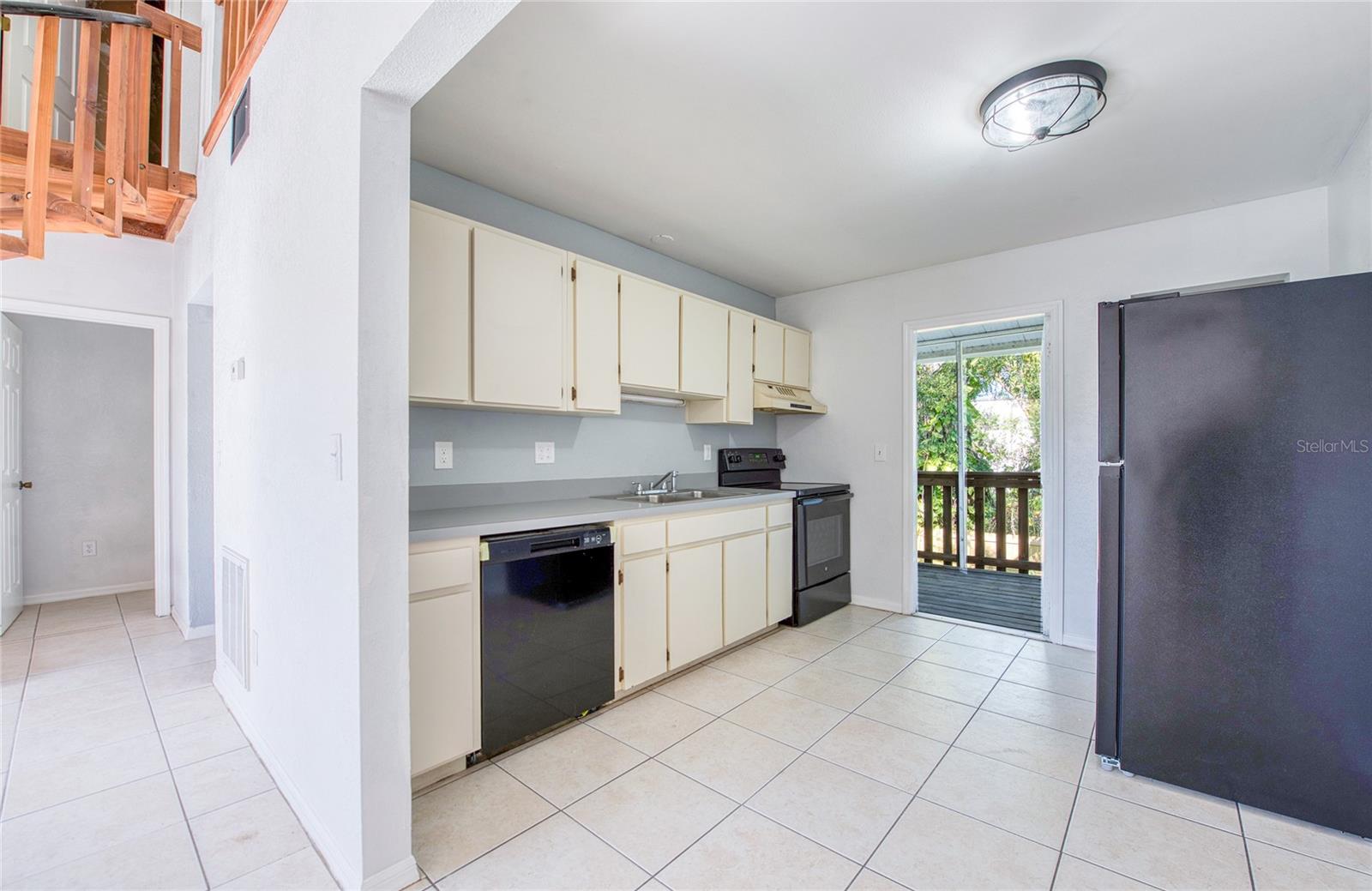 Kitchen View from Living Area