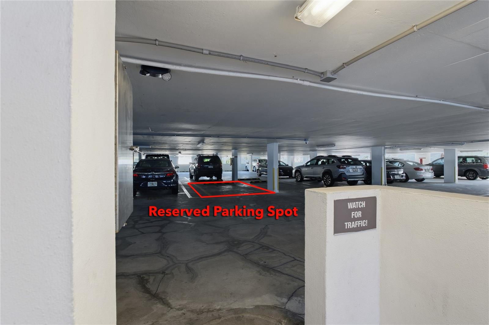 Owner parking space - steps from the lobby entrance