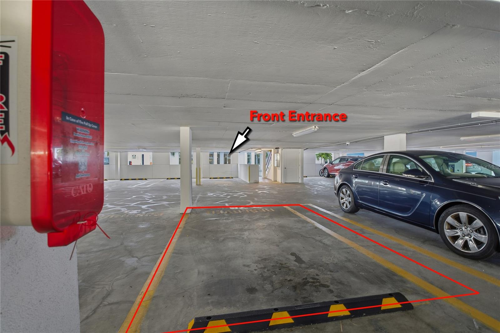 Owner parking space - steps from the lobby entrance