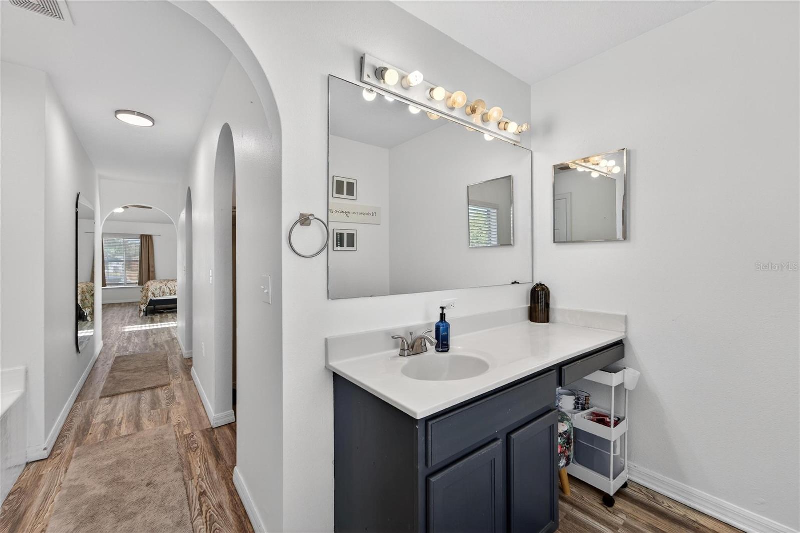 Half Bath on First Floor