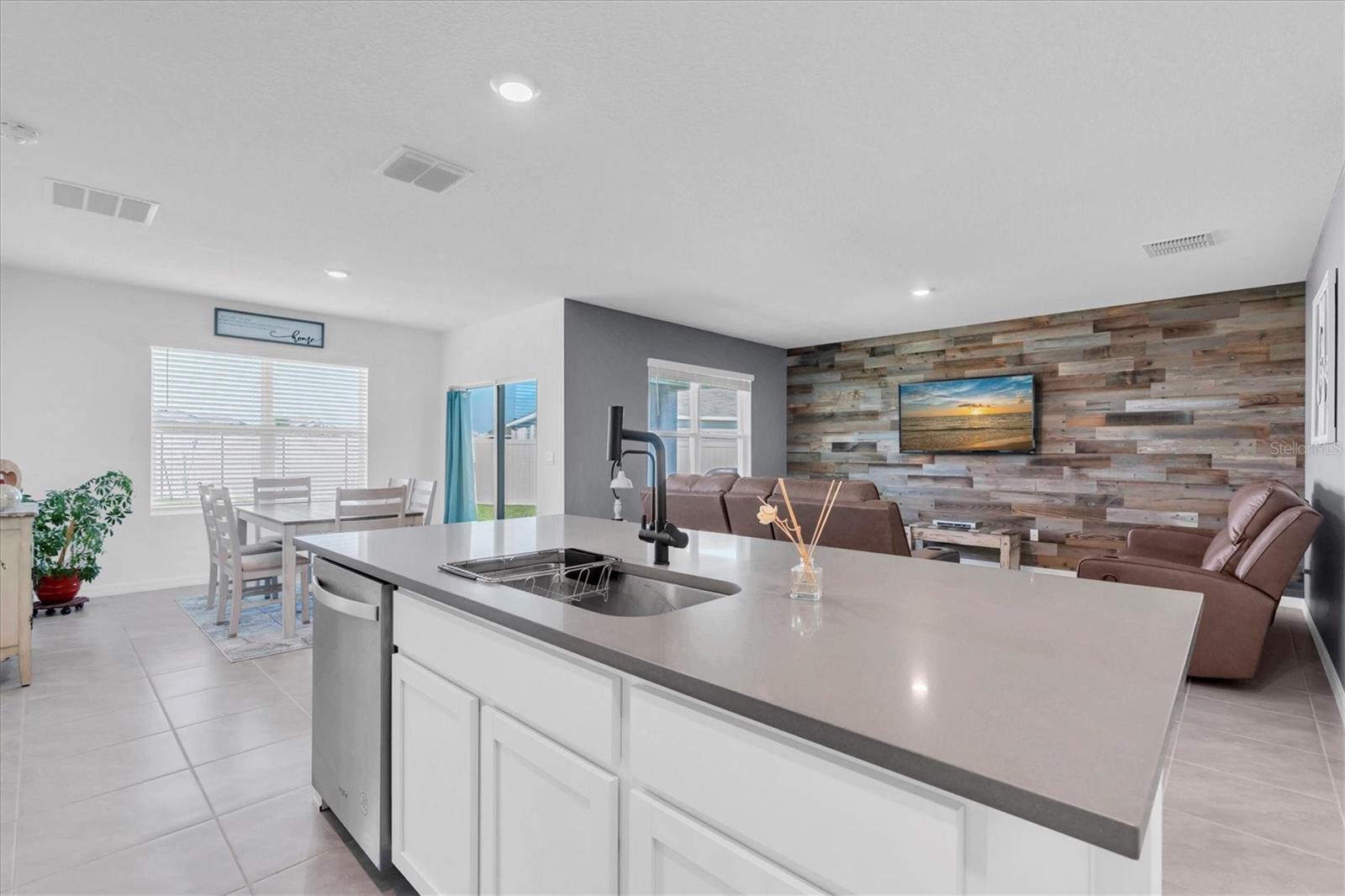 Kitchen/Dining/Living