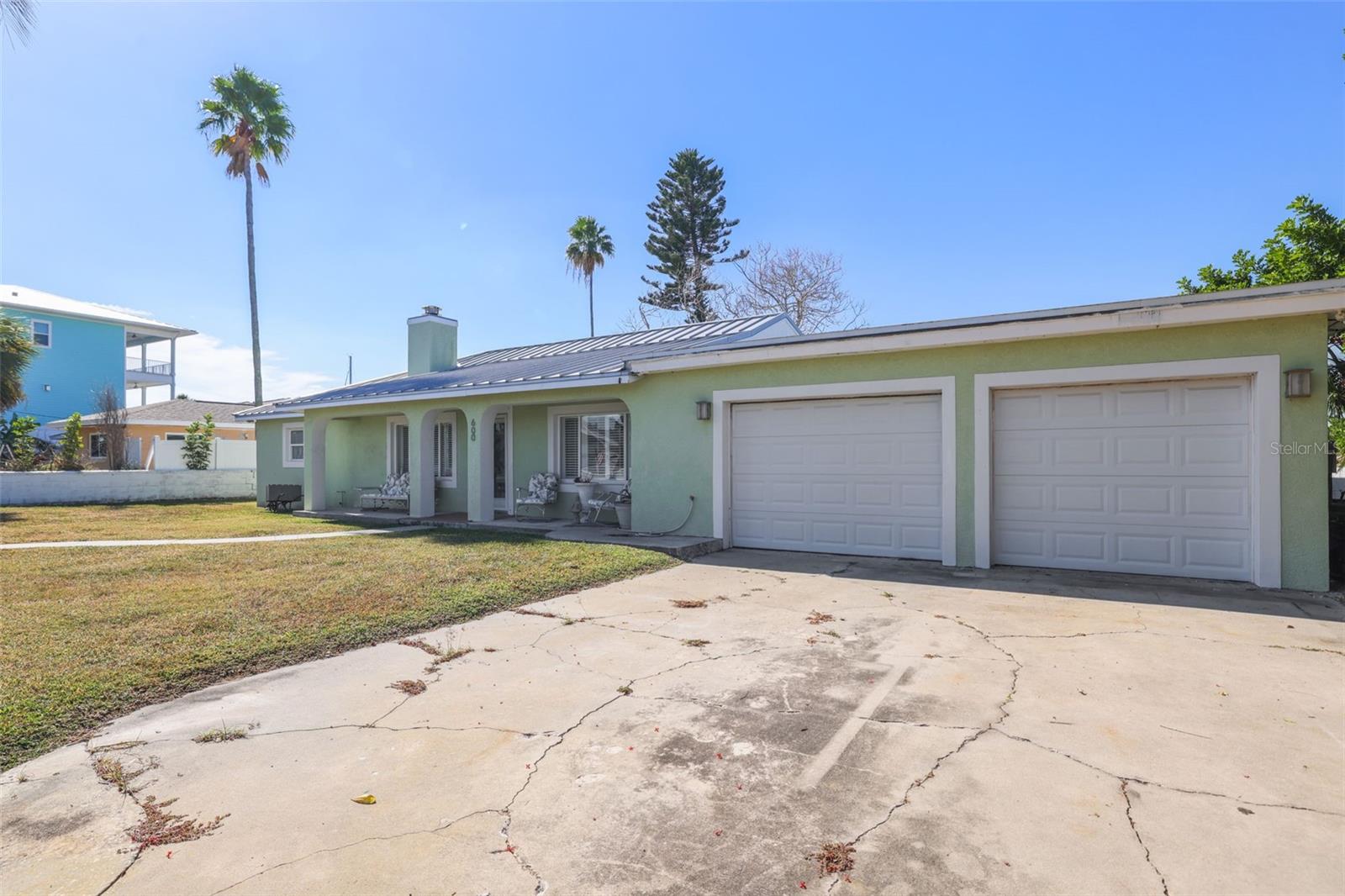 2 Car Garage and oversized Driveway