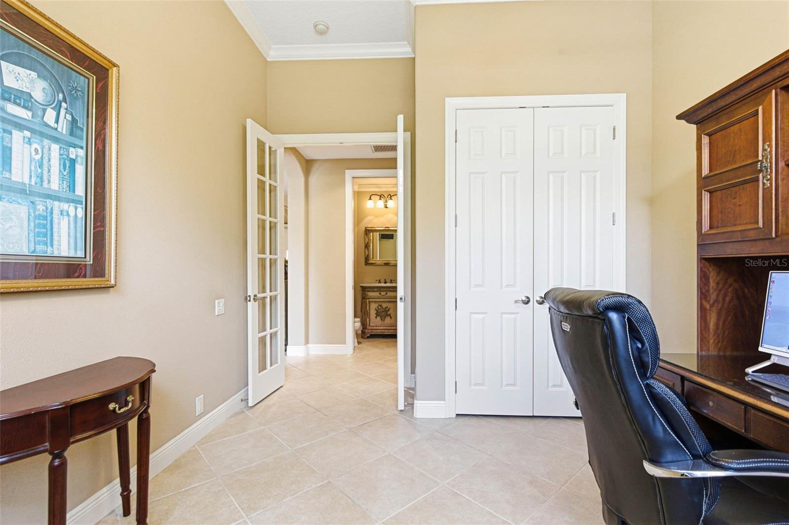 Bedroom 1 is currently used as office