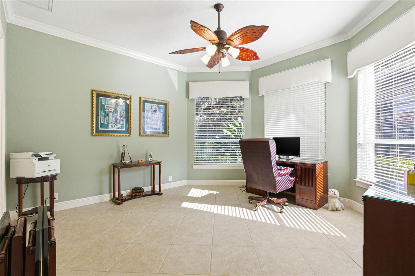 Bedroom 5 currently used as office